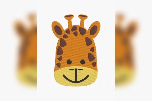 Cartoon Giraffe Face: A Holiday Embroidery Review