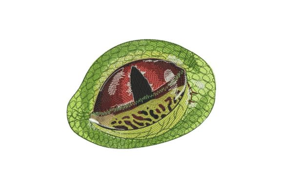 Reptile Eye: A Photorealistic Embroidery Review
