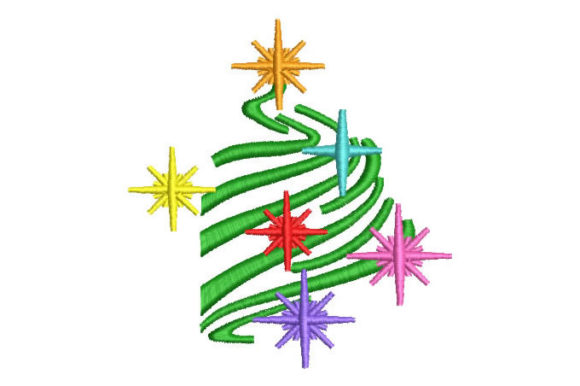 Review: Christmas Tree with Colored Stars Design