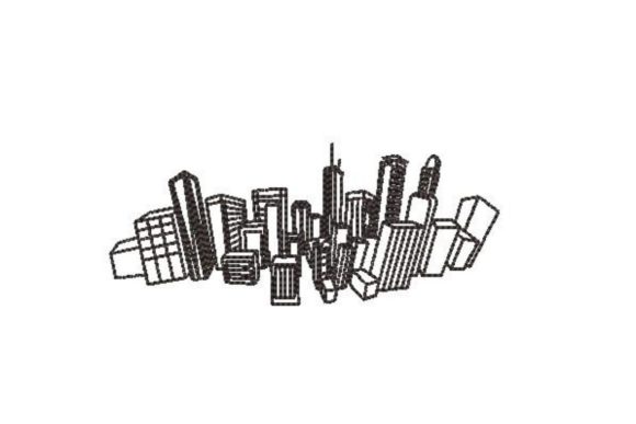Review: Skyline of an Imaginary City for Sweatshirts