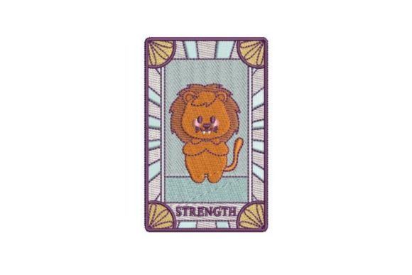 Review: Strength Kawaii Style Tarot Card Embroidery