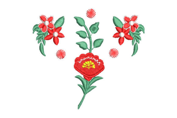 Reviewing Red Flowers with Leaves for Boutique Apparel